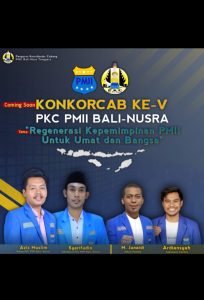 Coming Soon KONKORCAB KE-V PKC PMII BALI-NUSRA