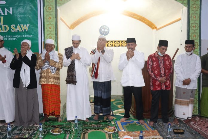 Bupati dan Wakil Bupati hadir di Isra Mi’raj Nabi Muhammad SAW yang Digagas PC NU Dompu